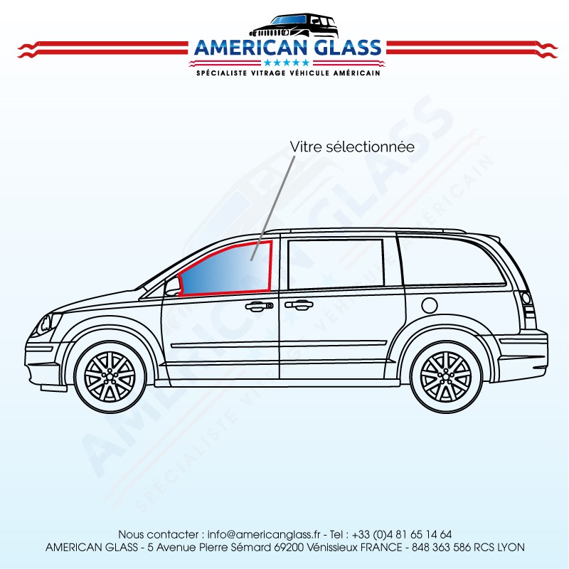 Lève-vitre électrique Avant Gauche Pour Chrysler Voyager IV / Dodge Caravan (2004-2007) - Neuf
